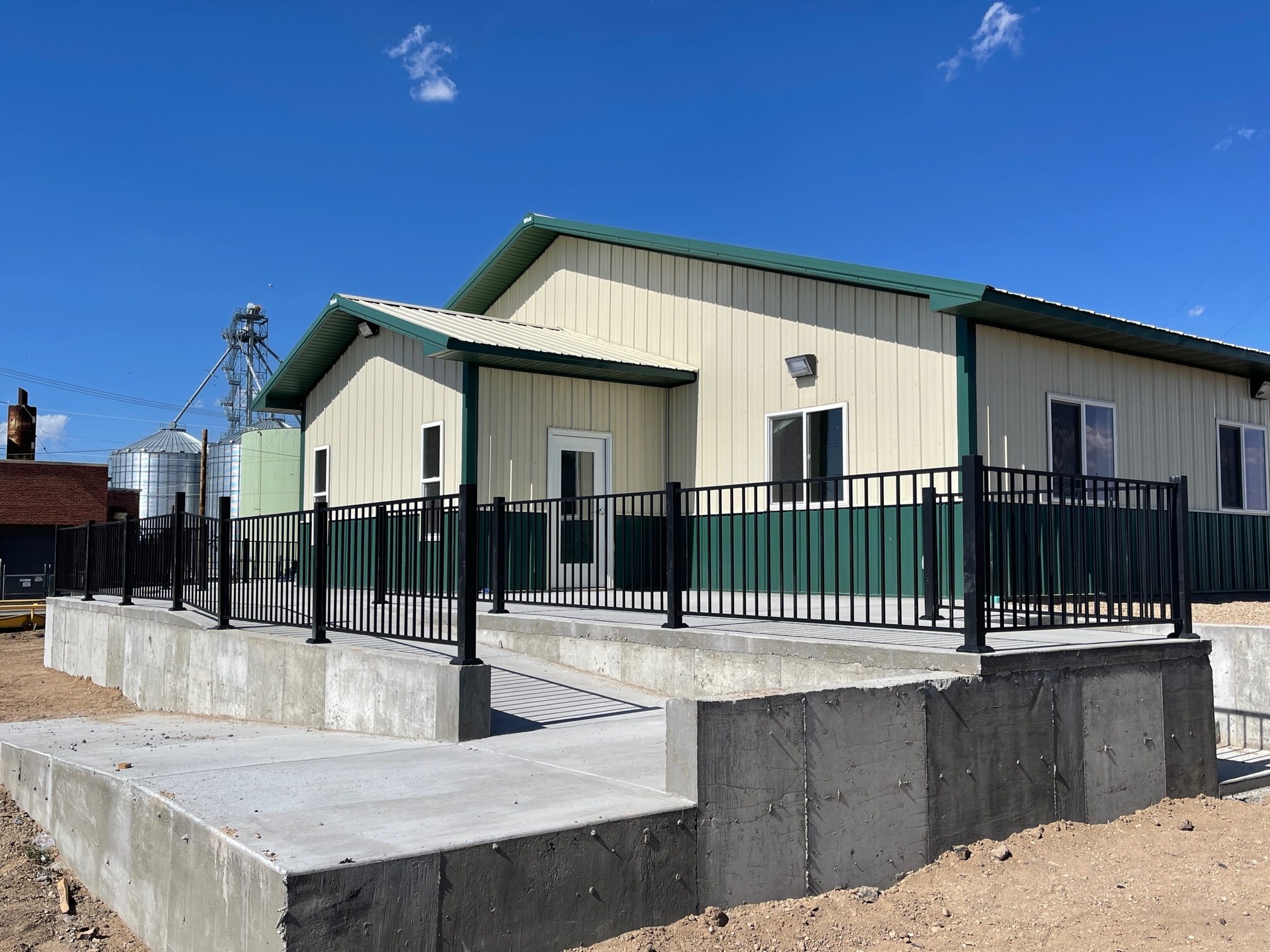 Accessibility ramp leading to the Colorado Mills office building